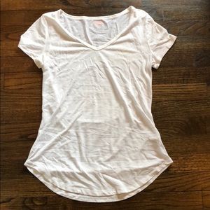 Plain white tee